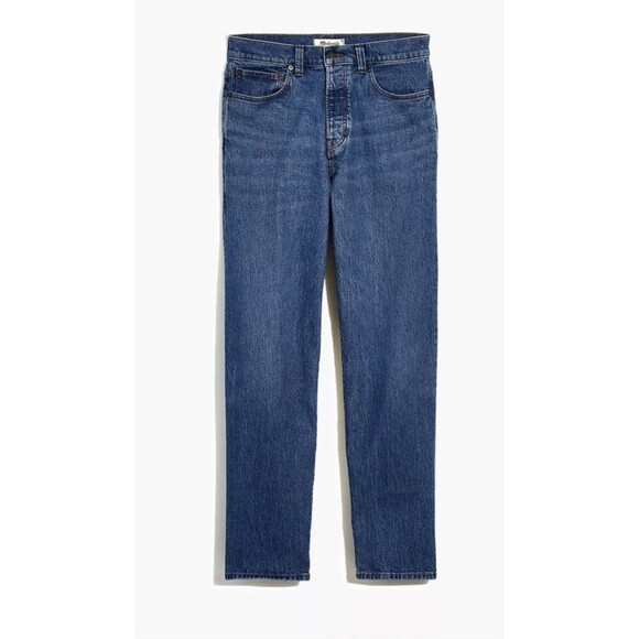 MADEWELL Vintage Straight Jeans in Millbrook Wash 33x32 NEW Classic Basic ND470 - Picture 3 of 11